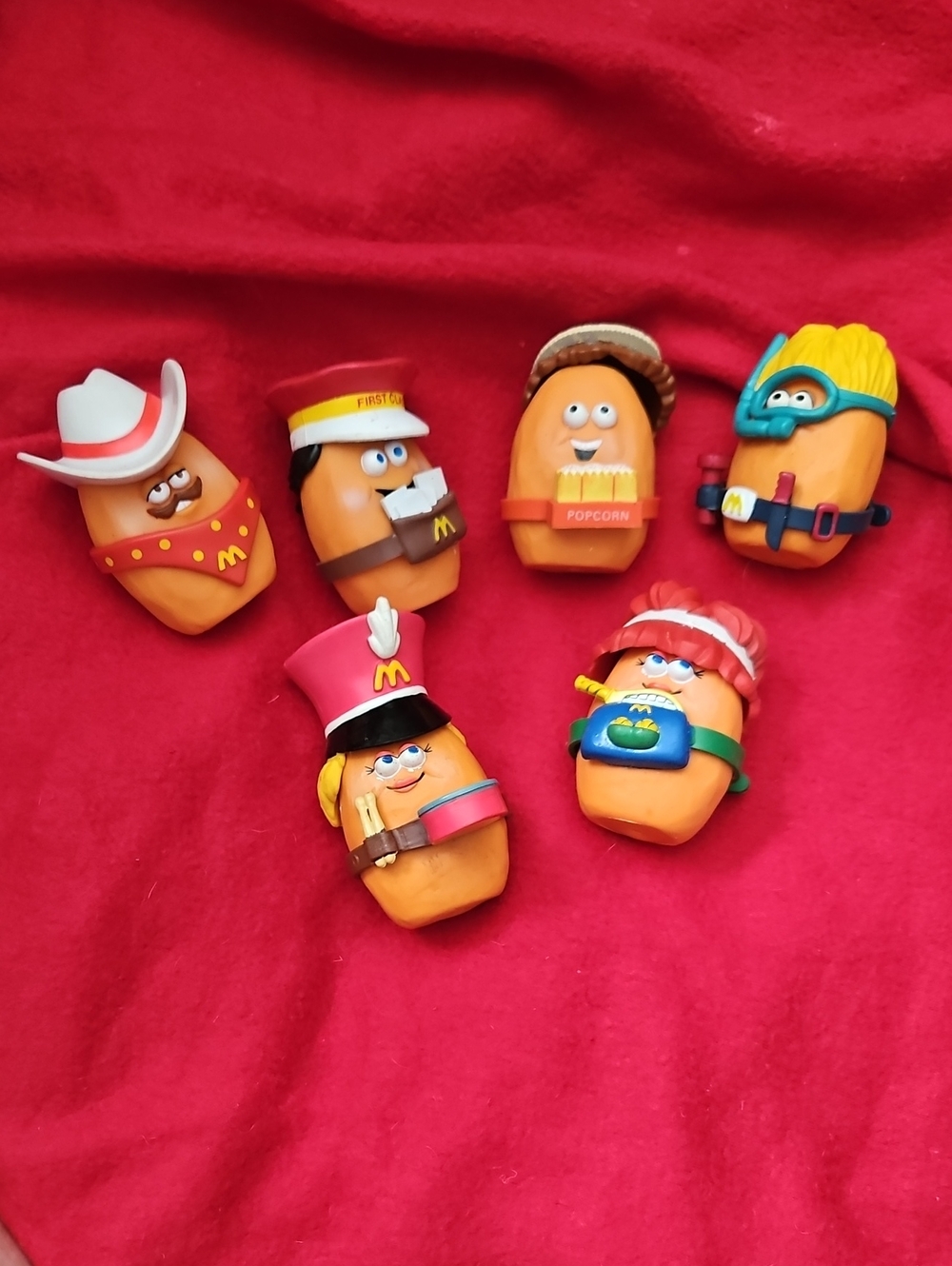 McDonald's Happy Meal McNugget Toys Set Of 5 With Interchangeable Parts